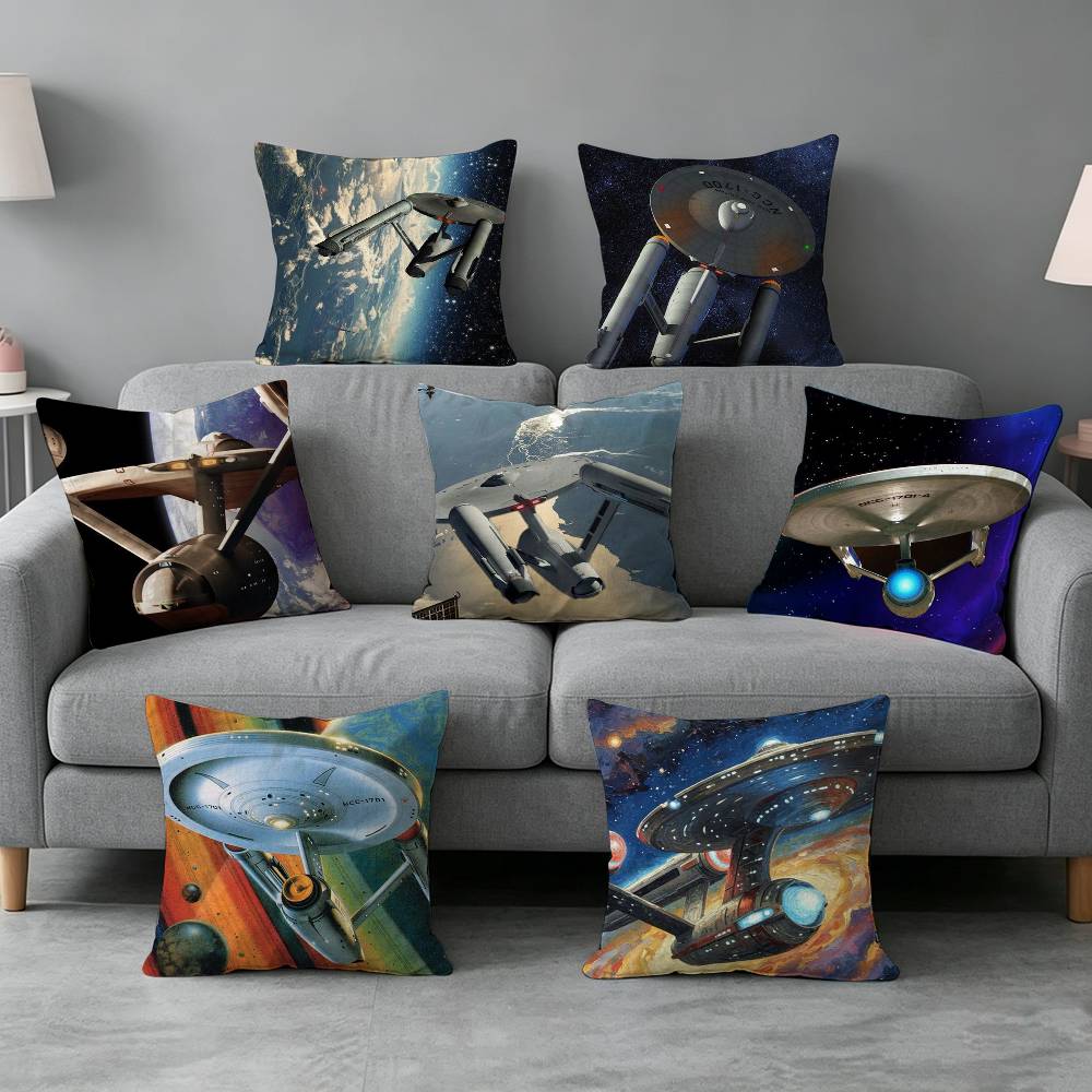 Home Textiles Definition - ปลอกหมอนธีมอวกาศ Trek Space ของขวัญสุดพิเศษ พิมพ์ลายดิจิตอลความละเอียดสูง ลวดลายสดใส