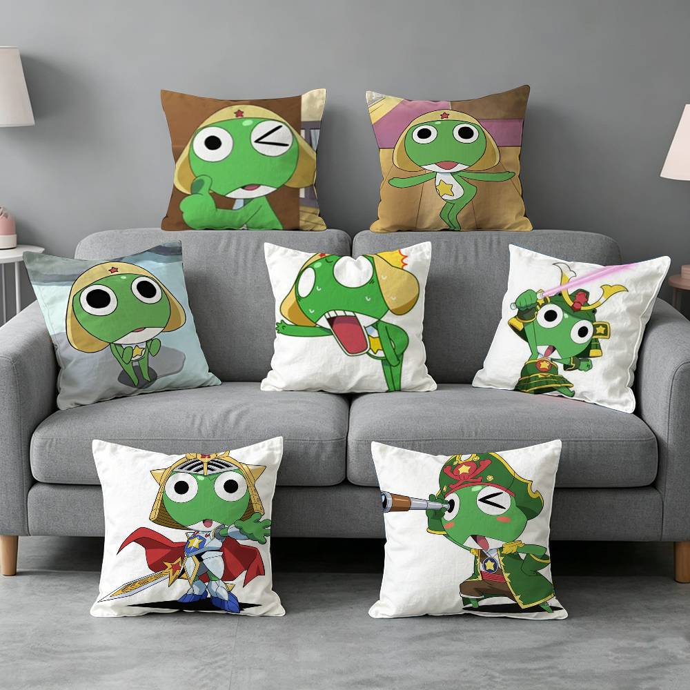 Home Textiles Definition - เคโรโล กันซูส-เอส ฟร็อก-จี ปลอกหมอนของขวัญ พิมพ์ดิจิตอลความละเอียดสูง ลวดลายสดใส