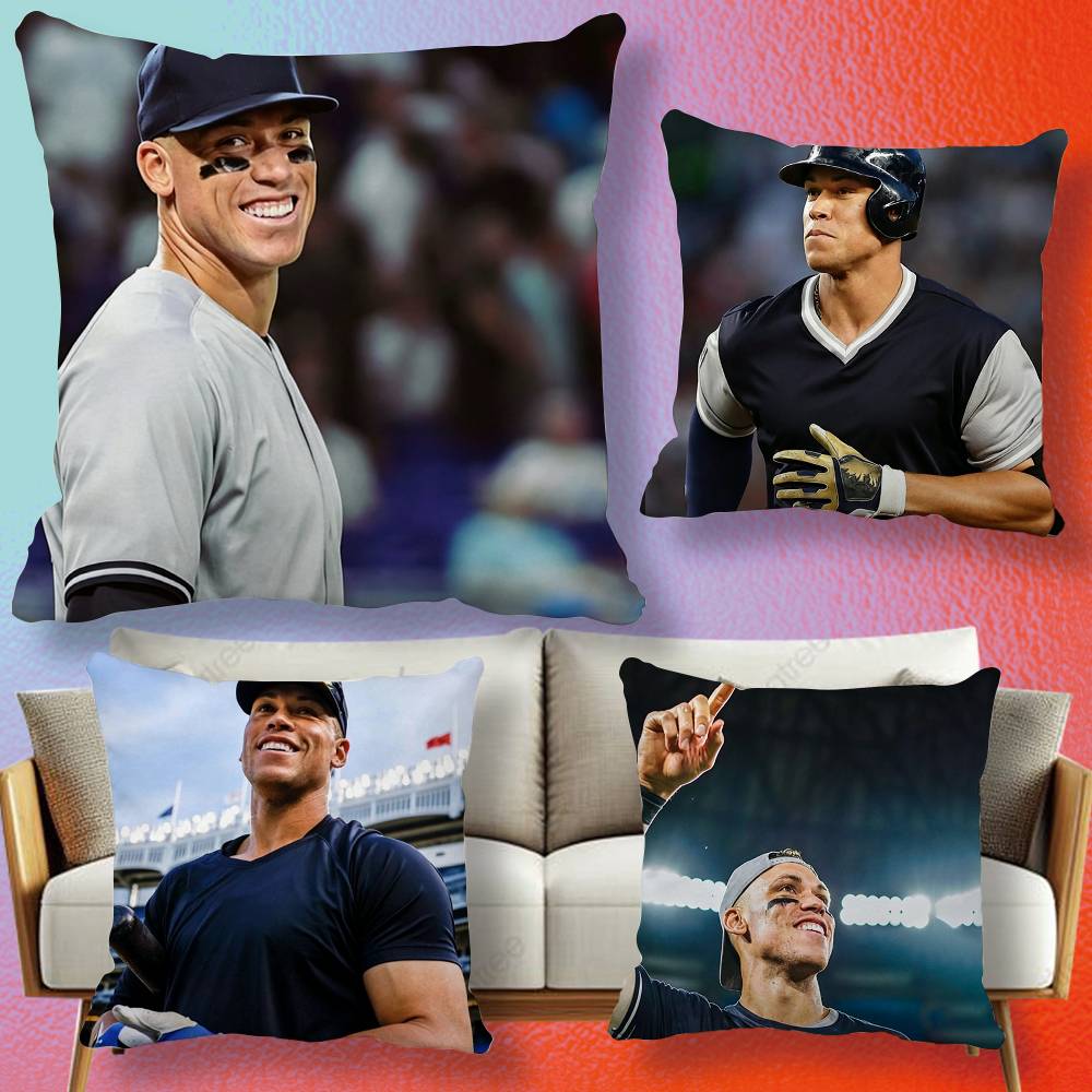 Home Textiles Definition - A-Aaron Judge ปลอกหมอนเป็นของขวัญ พิมพ์ลายดิจิตอลความละเอียดสูง ลายสดใส น่าประทับใจ