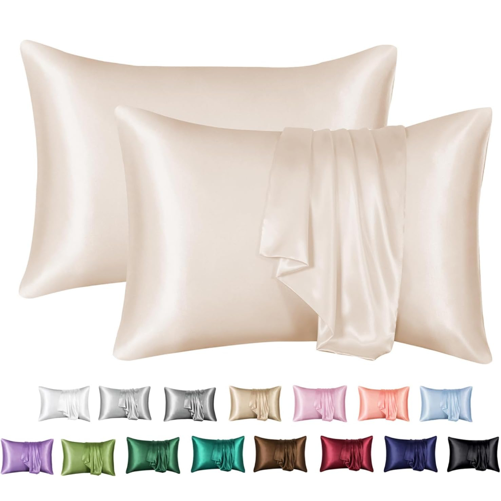 ปลอกหมอนซาติน 2 แพ็คสําหรับผมแ - Home Textiles Super Soft บทวิจารณ์และราคา