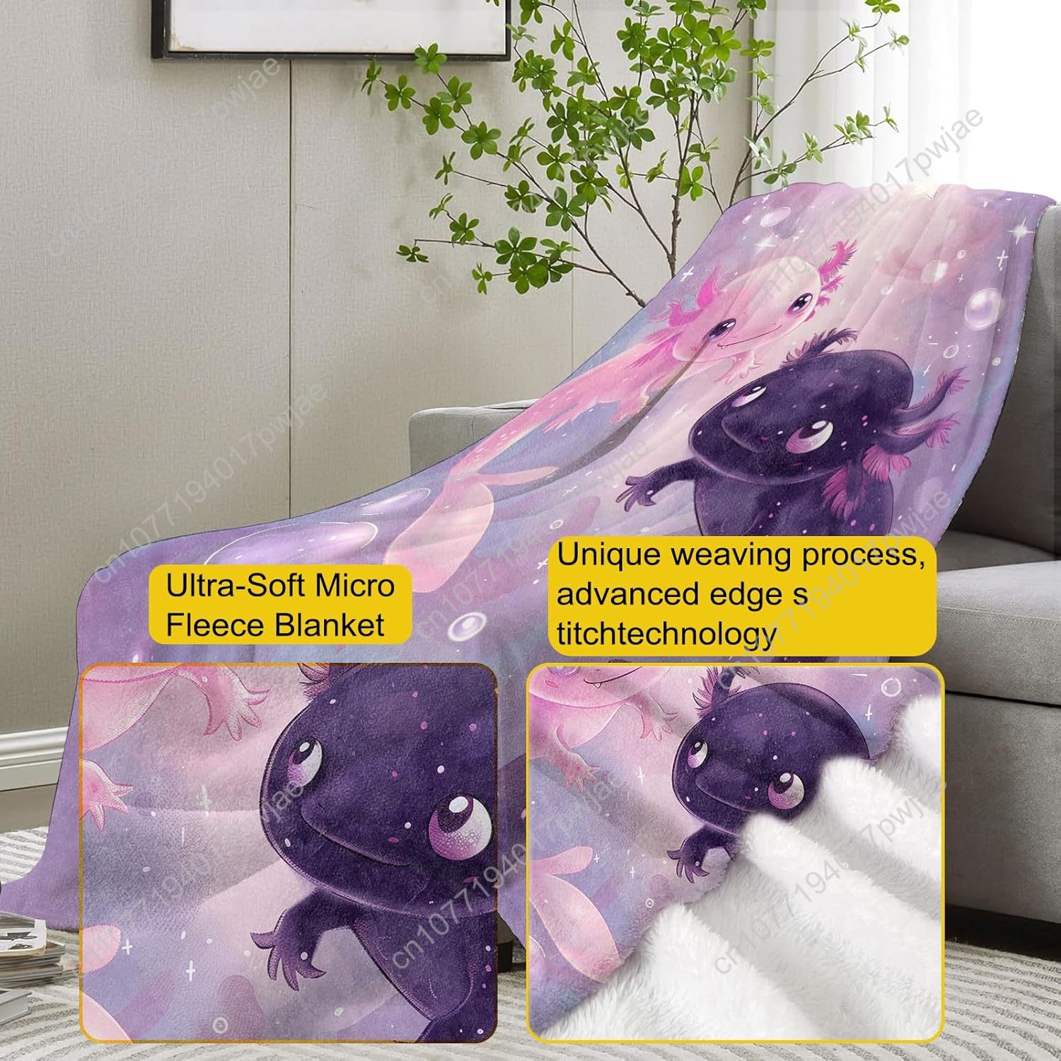 ผ้าห่มอ็อกโซโลตล์ น่ารัก ผ้าห่ - Home Of Textiles บทวิจารณ์และราคา