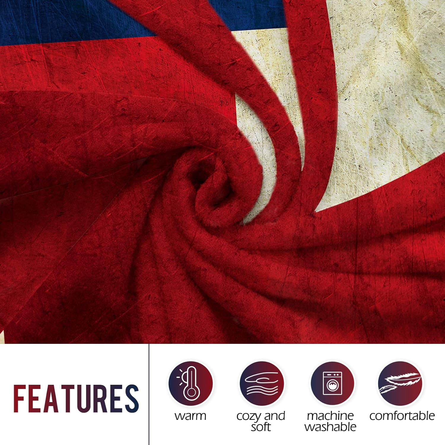 ผ้าห่มลายธงชาติเท็กซัสของเลเวน - Home Of Textiles บทวิจารณ์และราคา
