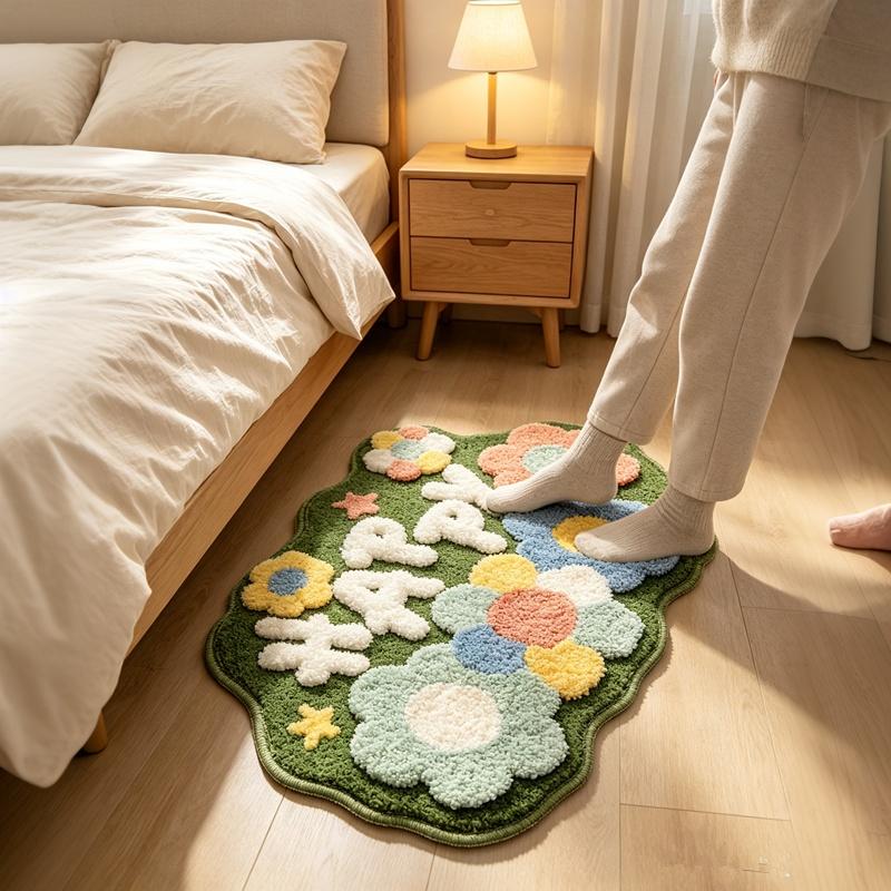 พรมเช็ดเท้าห้องน้ำสไตล์มินิมอล - Home Textiles Super Soft บทวิจารณ์และราคา