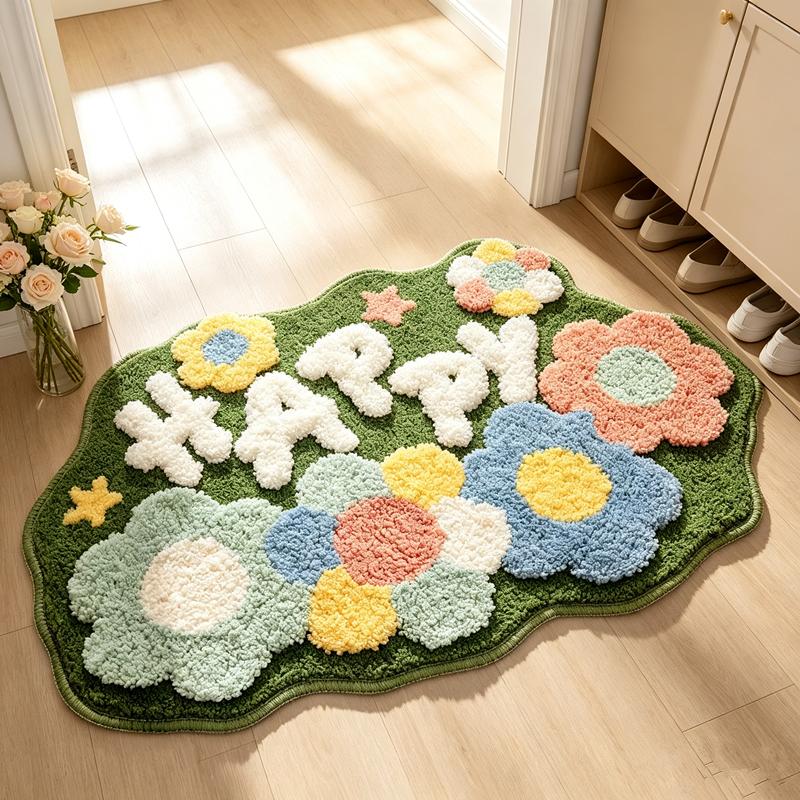 พรมเช็ดเท้าห้องน้ำสไตล์มินิมอล - Home Textiles Super Soft บทวิจารณ์และราคา
