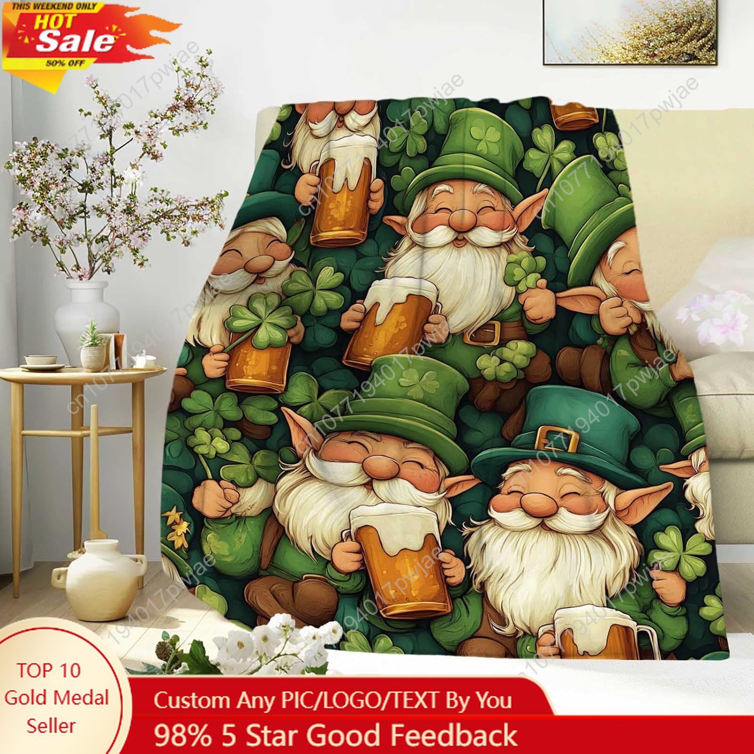 ผ้าห่มลายกู๊ดแมนวันเซนต์แพทริก - Home Of Textiles บทวิจารณ์และราคา