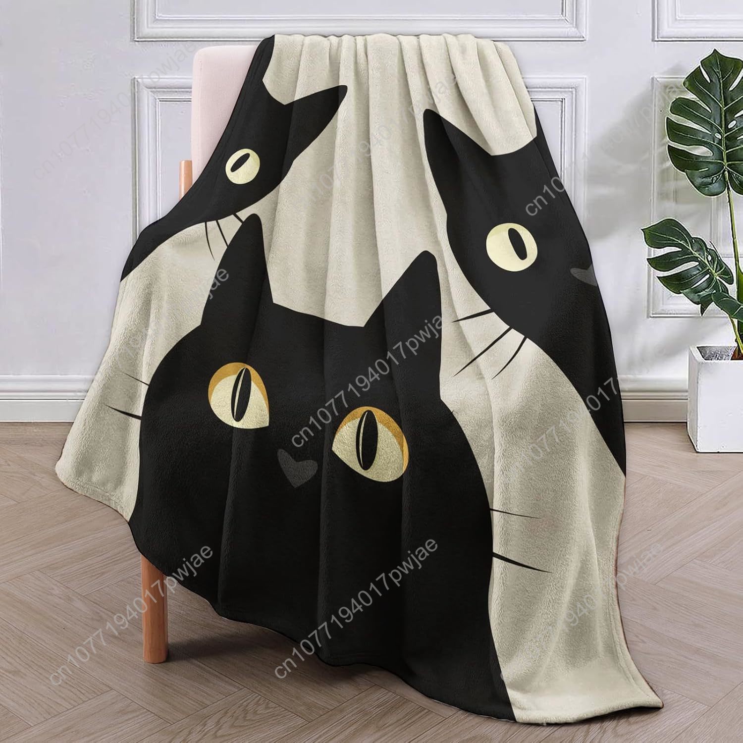 ผ้าห่มลายแมวตลกๆ ของขวัญสำหรับ - Home Of Textiles บทวิจารณ์และราคา