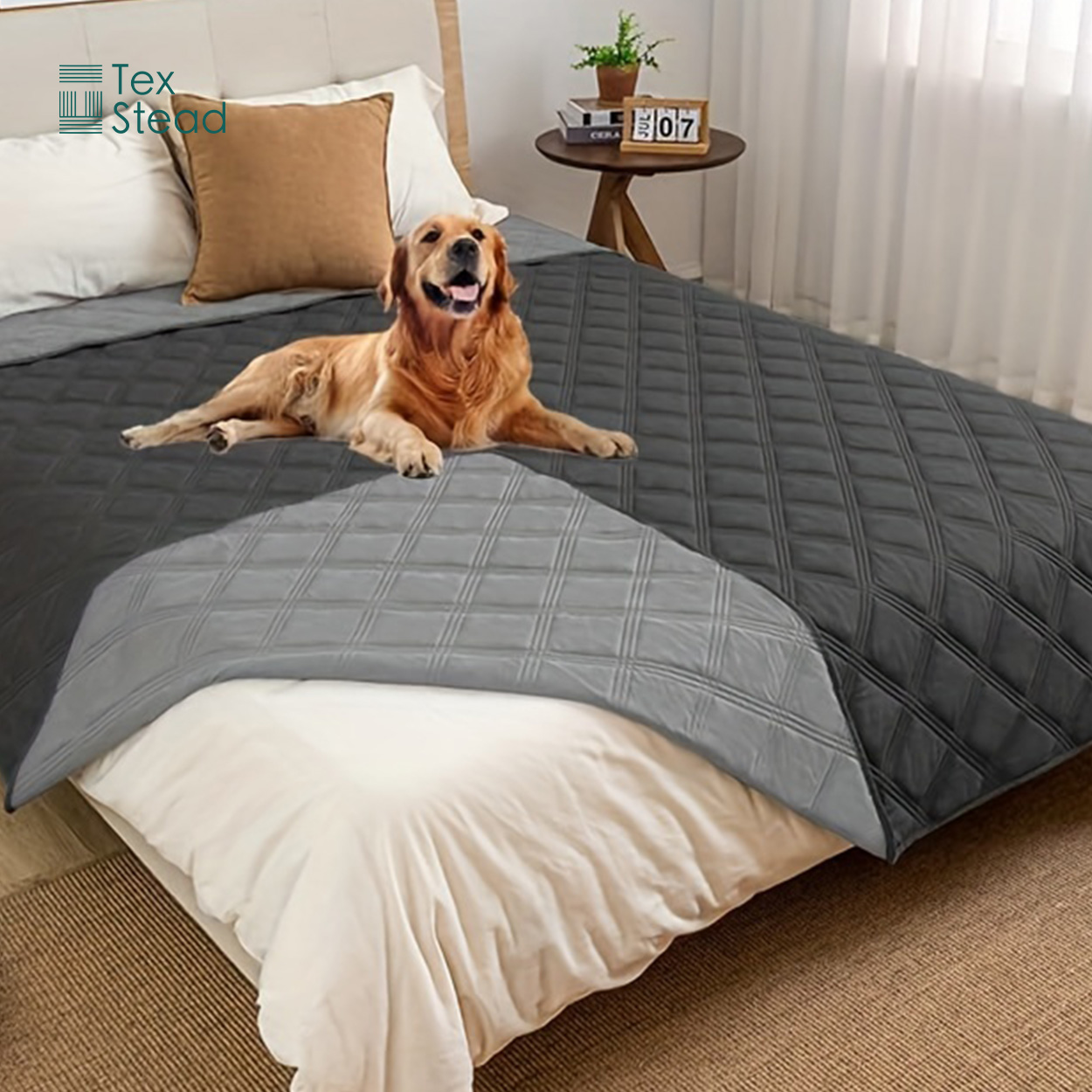 ผ้าคลุมเตียงสุนัขแบบกันน้ำ กลั - Mattress Protector Waterproof บทวิจารณ์และราคา