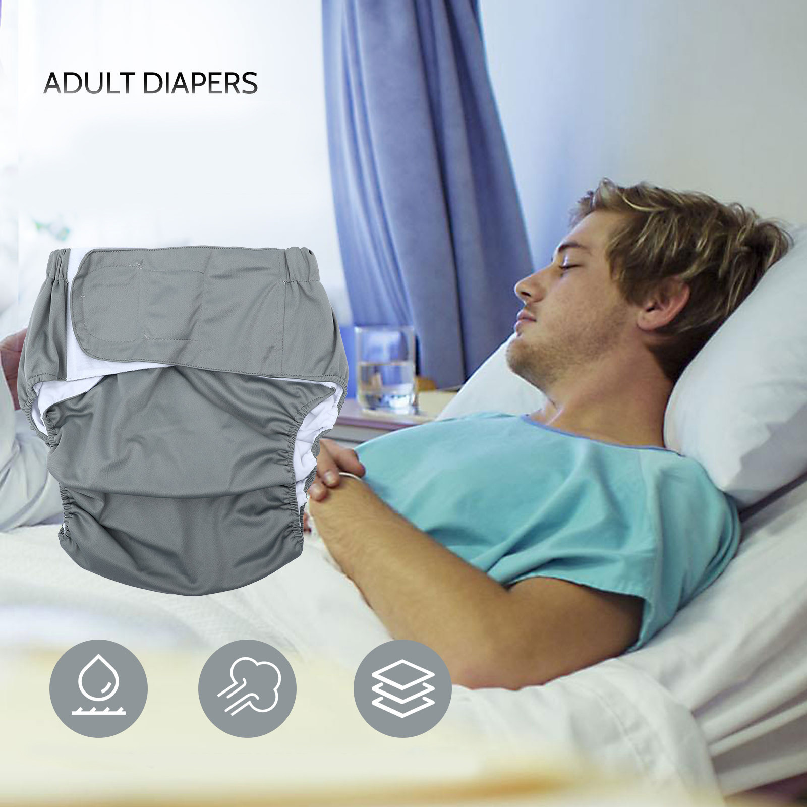ผ้าอ้อมผ้ากันน้ำปรับได้ 1 ชิ้น - Mattress Protector Waterproof บทวิจารณ์และราคา